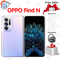 Nowy oryginalny OPPO znajdź N składany telefon komórkowy 7.1 Cal składany LTPO AMOLED 120Hz Snapdragon 888 aparat 50.0MP NFC Smartphone 1